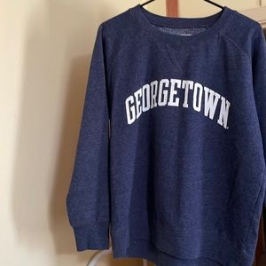 Georgetown navy sweatshirt sz xl